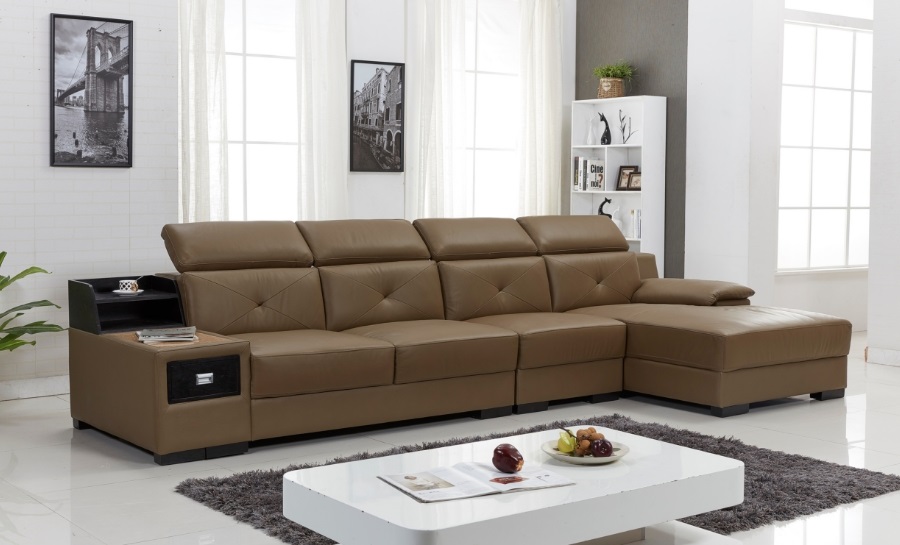 Portia Leather Sofa Lounge Set